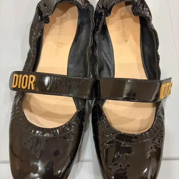 [BUNJANG] Christian Dior Mary Jane Flat Shoes (Size 37) / (정품) 디올 플랫 (37)