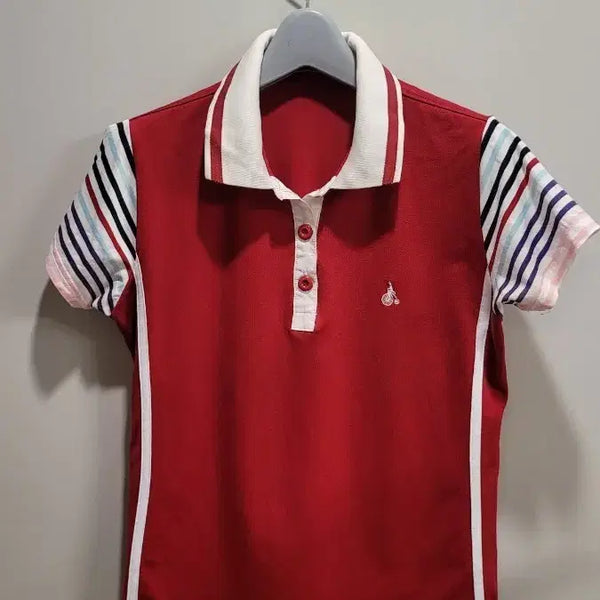 [BUNJANG] Beanpole Women's Short Sleeve Polo T-Shirt / 빈폴 여성 티셔츠