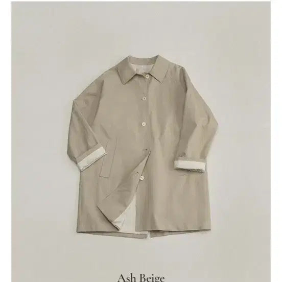 [BUNJANG] Pureda Half Trench Coat / 퓨어다 하프 트렌치 코트