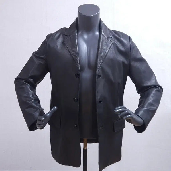 [BUNJANG] Real Leather Jacket 100 / 리얼 가죽마이 자켓 100