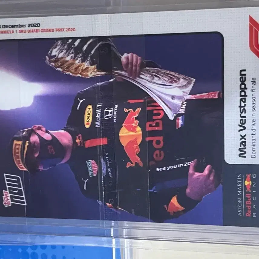 [BUNJANG] F1 Tops Now Max Verstappen 2020 Abu Dhabi GP Victory Commemorative Card / f1 탑스 나우 맥스 베르스타펜 2020 F1 아부다비 GP 우승 기념 카드