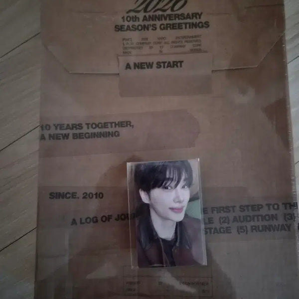 [BUNJANG] Byun Woo Seok 10th Anniversary Season's Greetings 2026 Photocard Set / 변우석 2026 10주년 시즌 그리팅 포토카드 포함
