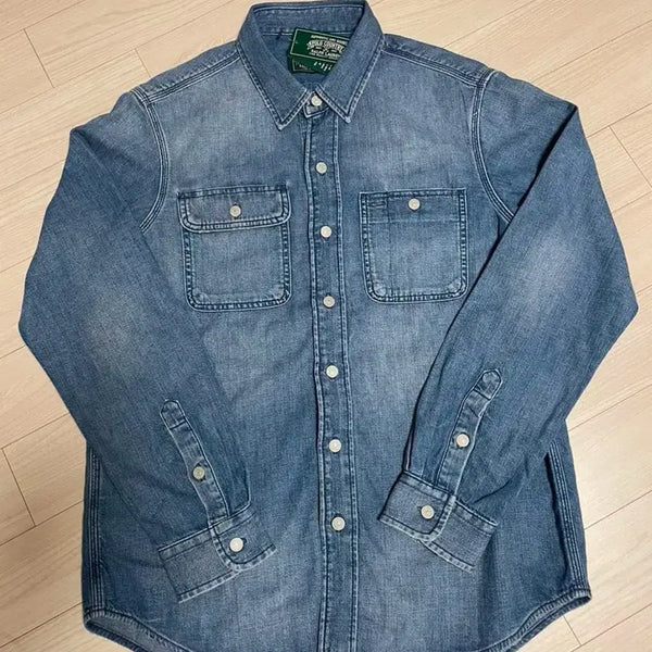 [BUNJANG] Polo Country Denim Shirt M / 폴로컨트리 데님셔츠M