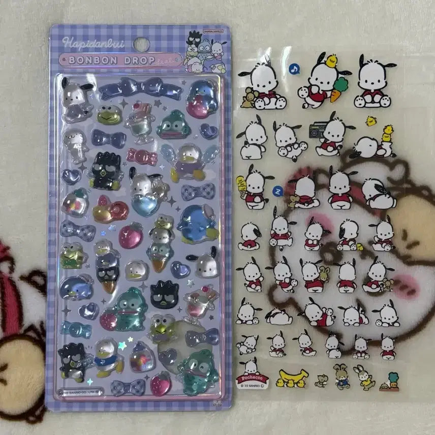 [BUNJANG] Sanrio Pochacco Bonbon Sticker / 산리오 해피단브이 포차코 봉봉 스티커