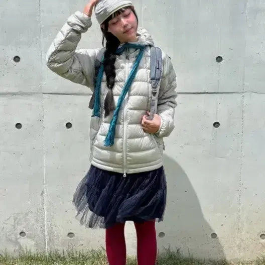 [BUNJANG] Nautica Lightweight Down Jacket Light Grey / (새상품)노티카 경량 패딩 라이트 그레이