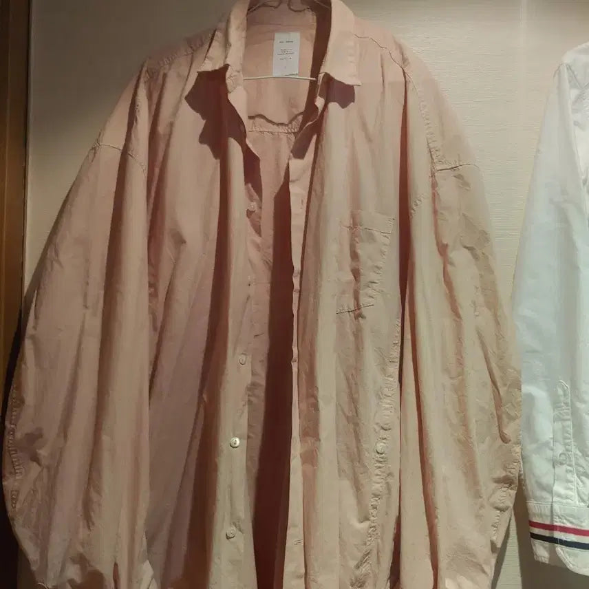 [BUNJANG] Neme Overshirt Dirty Pink Size 3 / 네임 name.  오버셔츠 더티핑크 3사이즈