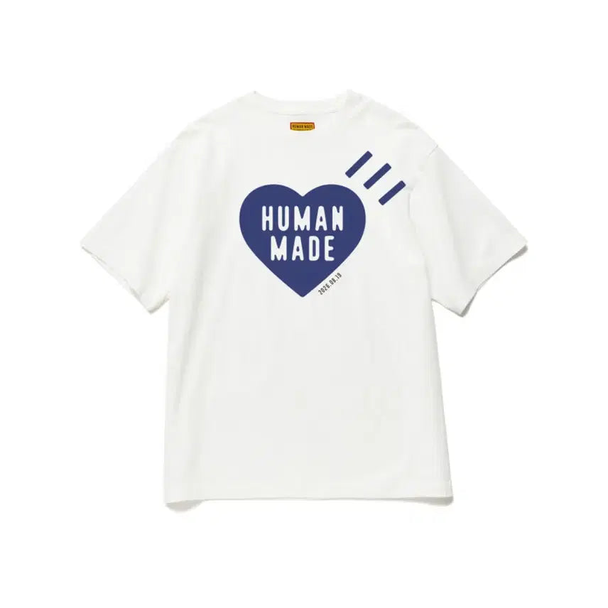 [BUNJANG] Human Made Daily T-Shirt Navy Heart XL / 휴먼메이드 데일리 티셔츠 반팔 네이비 하트 XL (새상품)