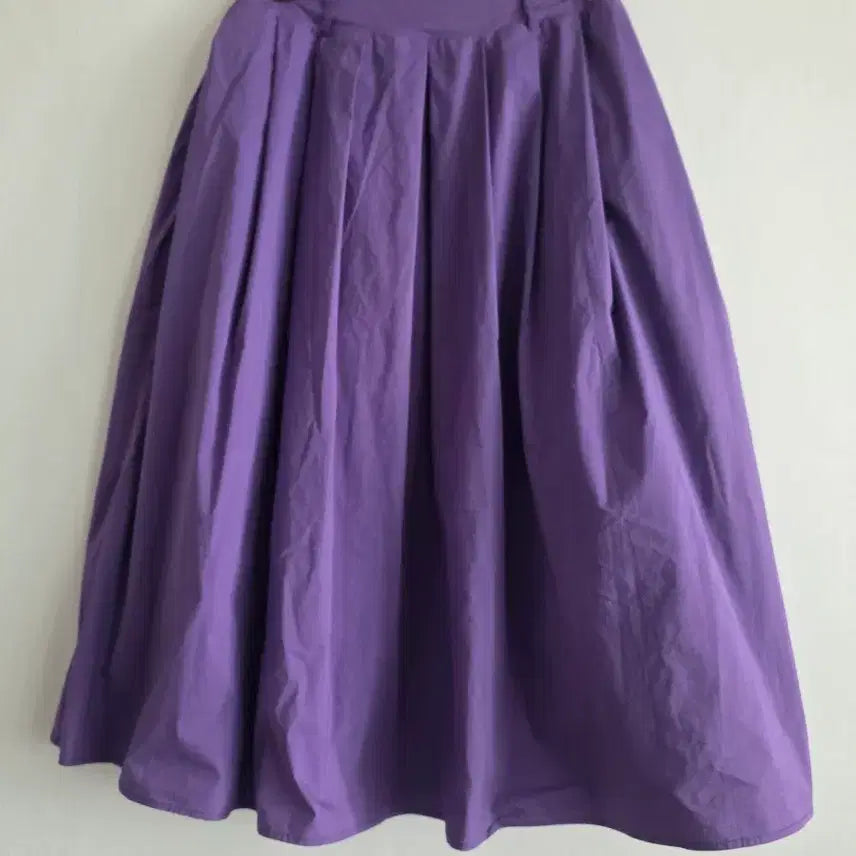 [BUNJANG] Purple Flare Long Skirt / 보라색 플레어 롱 스커트