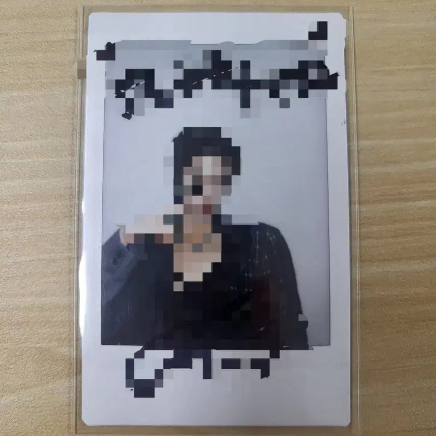 [BUNJANG] xlove Louis Immabe Message Signed Polaroid Photocard / xlove 루이 immabe 메시지 싸인 폴라로이드