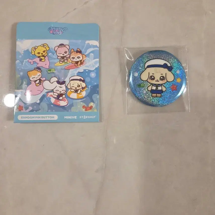 [BUNJANG] IVE MINI VEV Random Pin Button Badge An Yu Jin / 아이브 미니브 팝업 랜덤 핀버튼 뱃지 강안지 안유진 미개봉