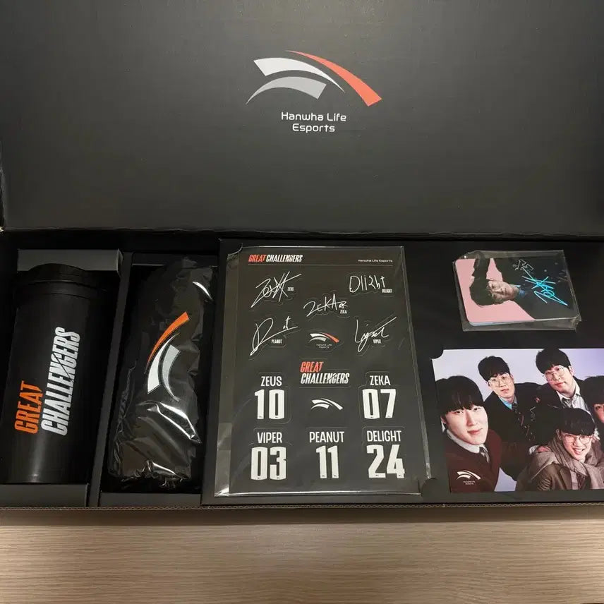 [BUNJANG] HLE Hanwha Life Esports 2025 Membership Kit Full Box / HLE 한화생명 2025 멤버십 키트 풀박스