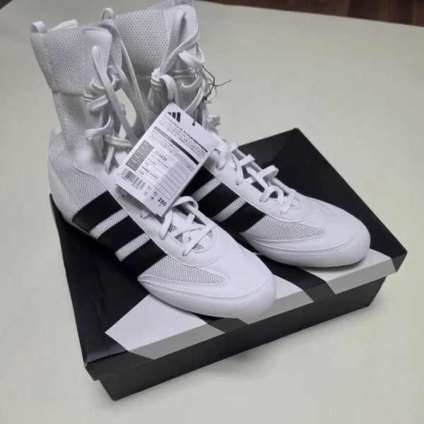[BUNJANG] Adidas Boxing Boots Boxer Hog 2 White 280 / 아디다스 복싱화 복서호그 2 화이트 280
