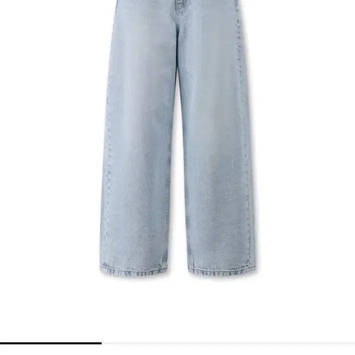 [BUNJANG] TOPTEN Women's Curved Denim Light Blue Size 24 / 탑텐 여성 커브드 데님 라이트블루 LBL 24