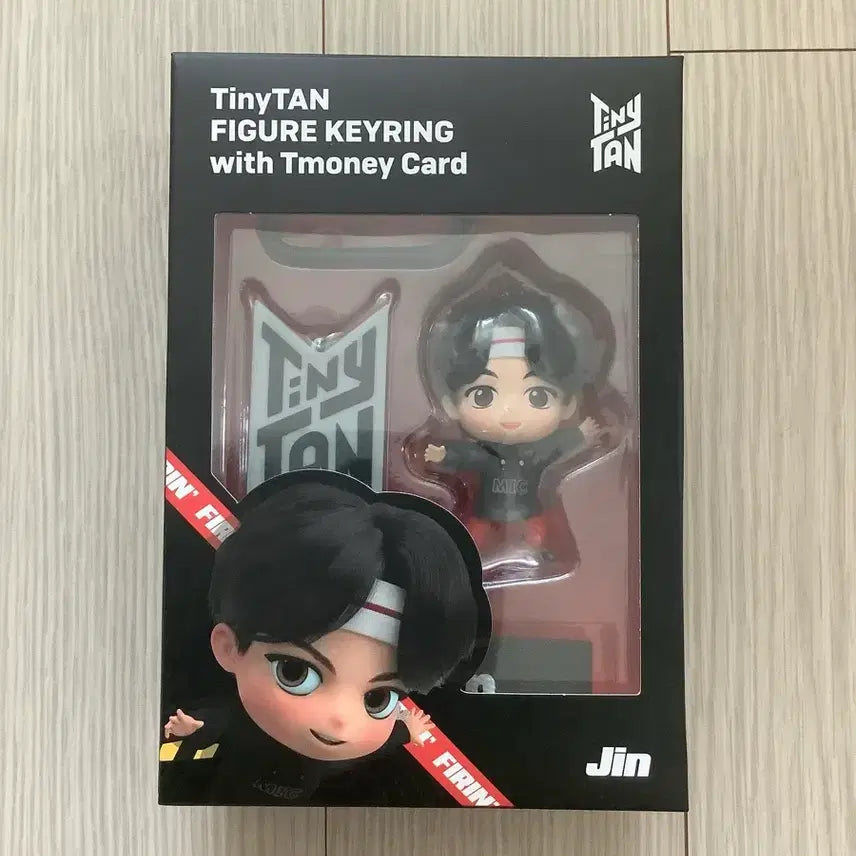 [BUNJANG] TinyTAN Jin Edition Figure Keychain with T-Money Card / 타이니탄 피규어 키링 진 에디션 티머니 카드 포함