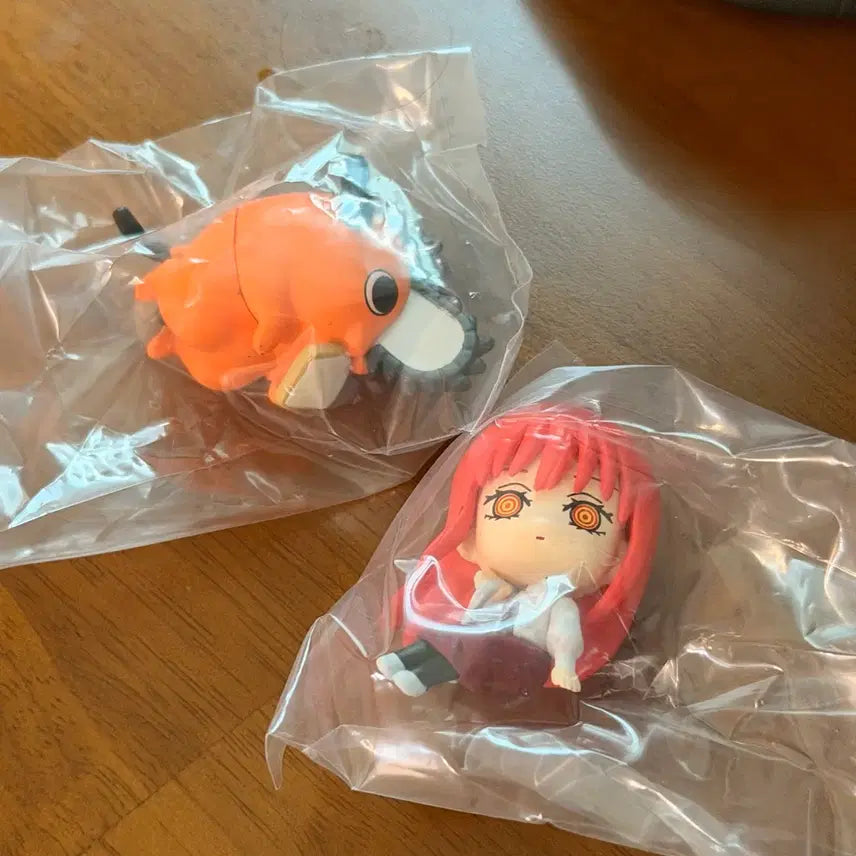 [BUNJANG] Chainsaw Man Makima & Pochita Gacha Figure Bundle Set / 일괄) 체인소맨 데포피그 키링 가챠 마키마 포치타