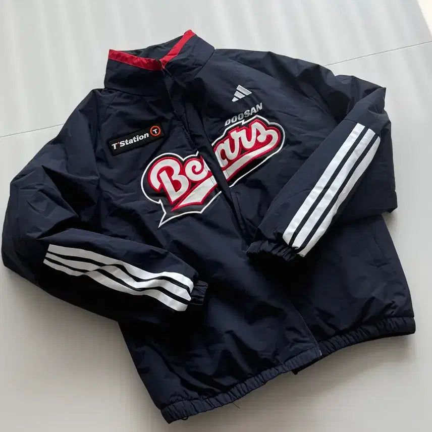 [BUNJANG] Doosan Bears x Adidas Collaboration Jacket / 두산베어스 자켓