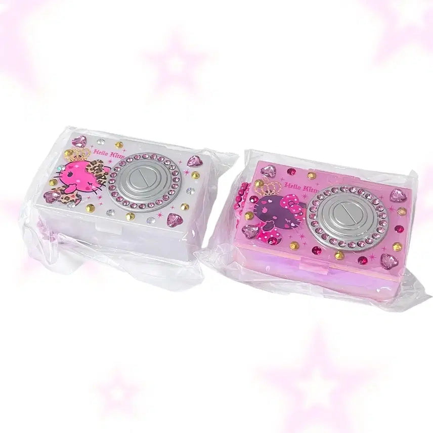 [BUNJANG] Sanrio Camera Case Kitty Photo Frame Keychain / 산리오 카메라 케이스 갸루 꾸미기 키티 보관함 포토 프레임 키링