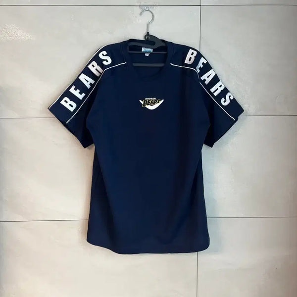 [BUNJANG] Doosan Bears Half-Moon Retro No-Name Baseball Jersey [105] / 두산베어스 반달 레트로 노마킹 야구 유니폼 져지 [105]