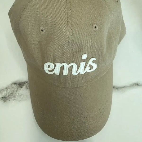 [BUNJANG] Emis Applique Ball Cap Beige / (새상품) 이미스 아플리케 볼캡 베이지