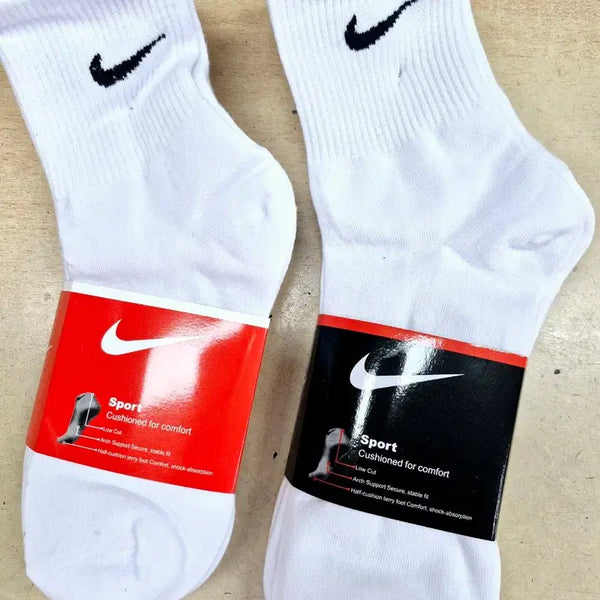 [BUNJANG] Nike Mid-Calf Socks (5 Pairs) / 5켤레 나이키 중목 양말