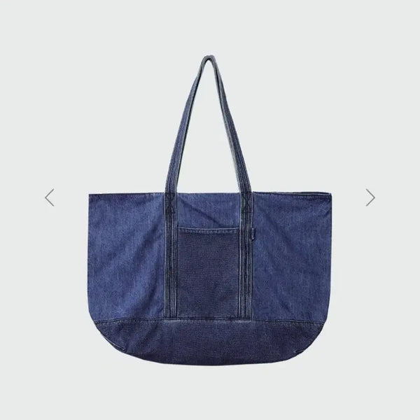 [BUNJANG] 999HUMANITY Big Denim Tote Bag / 999휴머니티 빅 데님 토트백
