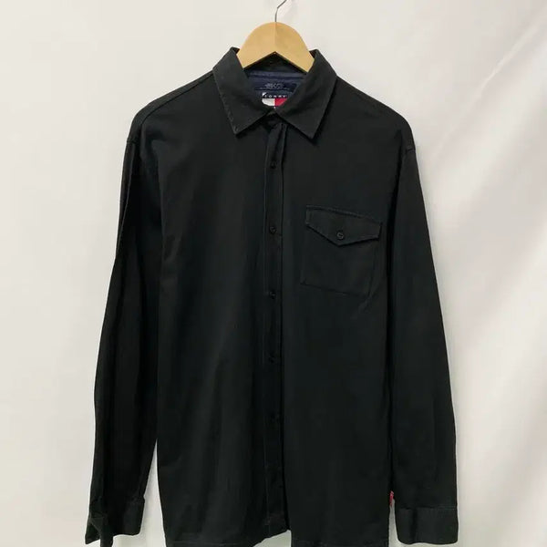 [BUNJANG] Tommy Jeans Black Long Sleeve Shirt M / 185. 타미 진스 블랙 롱 슬리브 셔츠M