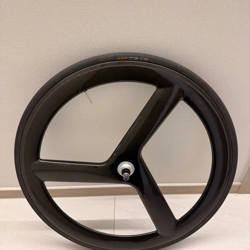 [BUNJANG] Pixy Carbon Tri-Spoke Front Wheel / 무하자급 픽시 카본 삼발이 프론트 휠 판매