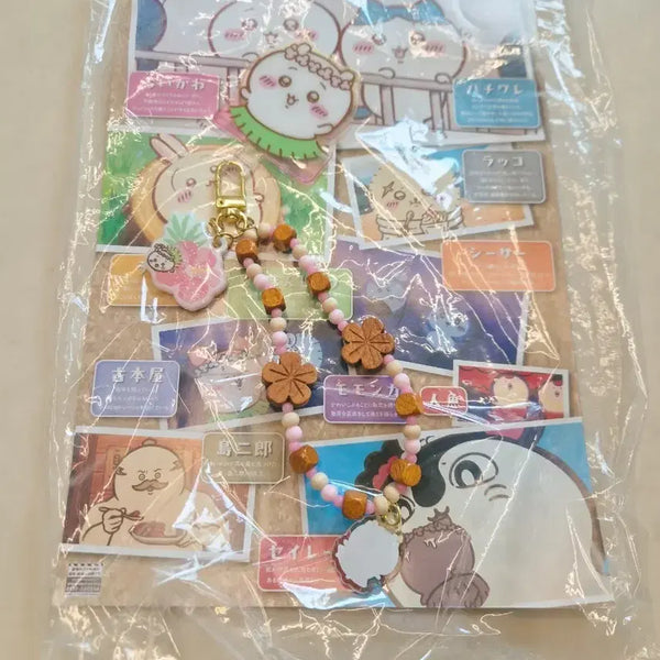 [BUNJANG] Chiikawa Mermaid Island Beaded Keychain Phone Strap / 치이카와 인어섬 비즈 키링 폰스트랩