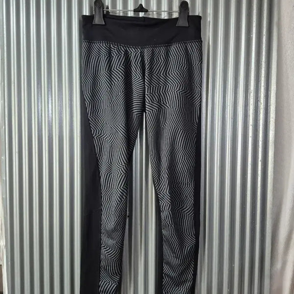 [BUNJANG] Adidas Women's Leggings Gray Pattern Size 90 / 90 아디다스 여성 레깅스 그레이 패턴