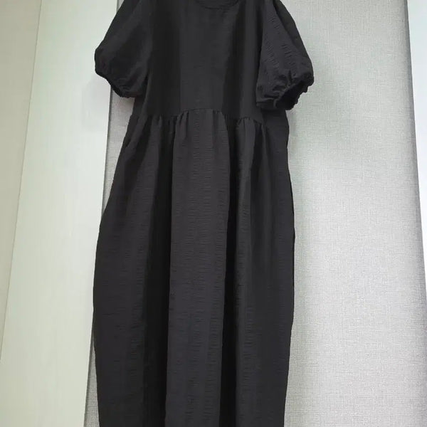 [BUNJANG] Codes Combine Voluminous Sleeve Long Dress / Codes combine 볼륨소매 풍성롱원피스