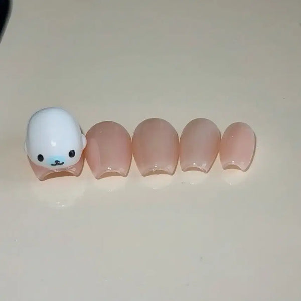 [BUNJANG] Handmade Character Embossed Nail Tips / 캐릭터엠보 수제네일팁