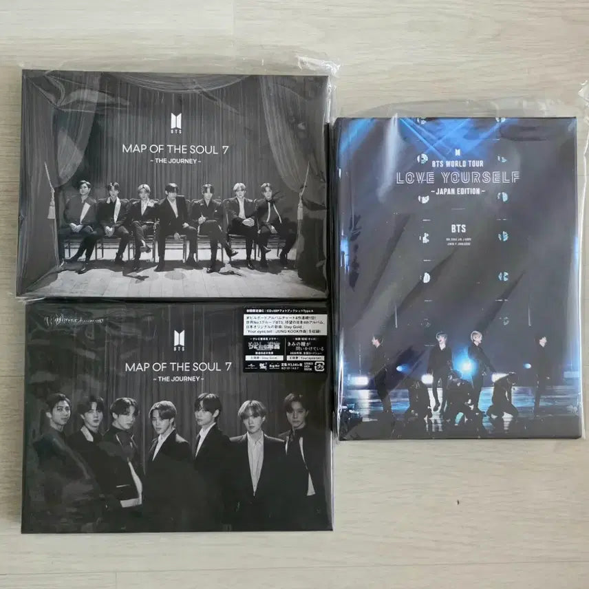 [BUNJANG] BTS Love Yourself & Map of the Soul Blu-ray Set / BTS 일본 럽셀콘 & 맵솔 블루레이 버전 A+C