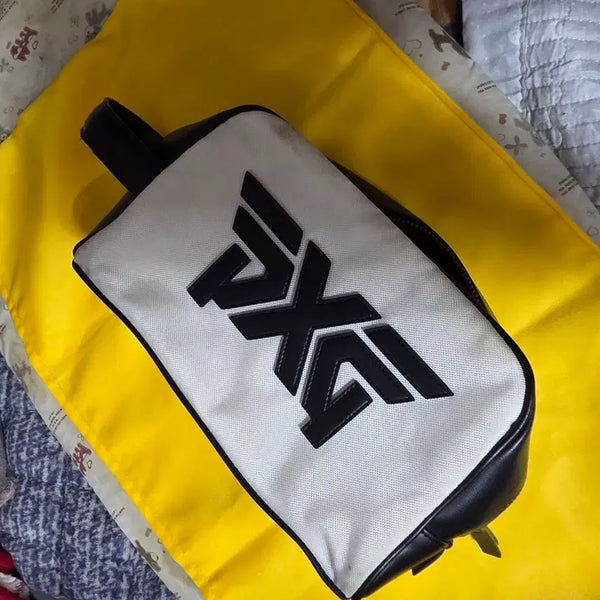 [BUNJANG] PXG Golf Shoe Pouch Bag White/Black / PXG 골프화 파우치 백 화이트 블랙