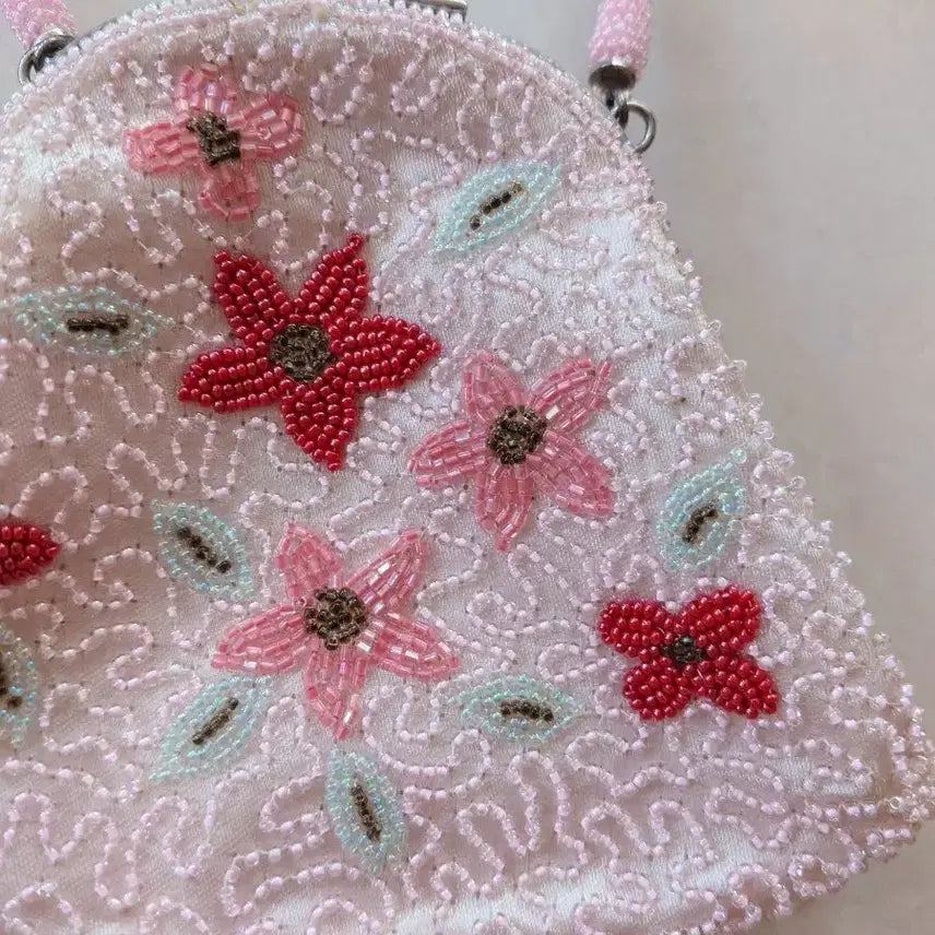 [BUNJANG] Beaded Bag / 꽃  비즈 가방