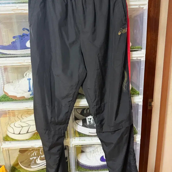 [BUNJANG] Asics Training Pants Black / 아식스 트레이닝 바지 블랙