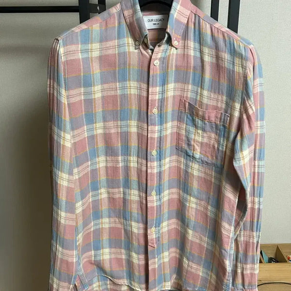 [BUNJANG] Our Legacy Cotton Check Pattern Shirt / 아워 레거시 코튼셔츠