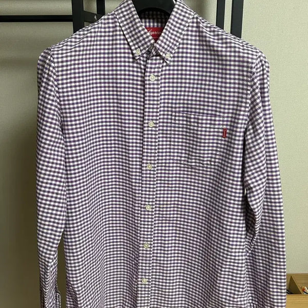 [BUNJANG] Supreme Gingham Check Shirt / 슈프림 셔츠