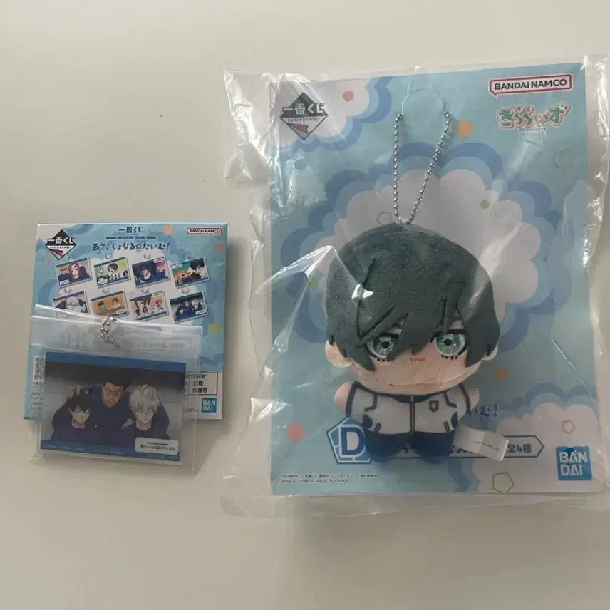 [BUNJANG] Blue Lock Ichiban Kuji D Prize Rin Itoshi Plush / H Prize Isagi Nagisa Acrylic Keyring / 블루록 이치방쿠지 D상 이토시 린 누이 인형/H상 이사기 나기 아크릴 키링