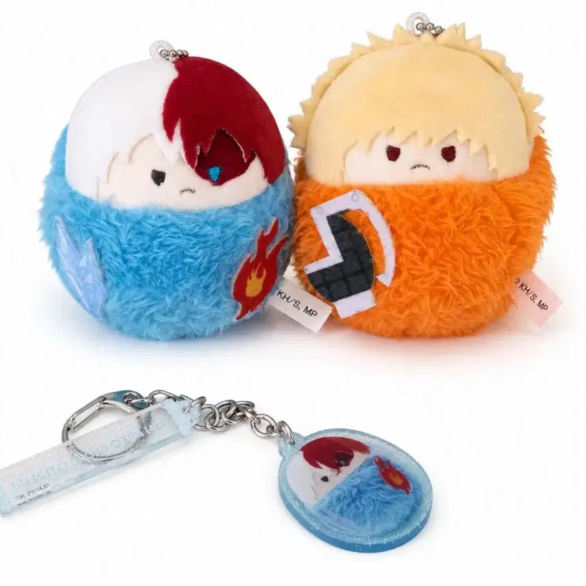 [BUNJANG] Todoroki Bakugo Tapinui Set + Todoroki Tapinui Keyring / 토도로키 바쿠고 타피누이 일괄(+토도로키 타피누이 키링)