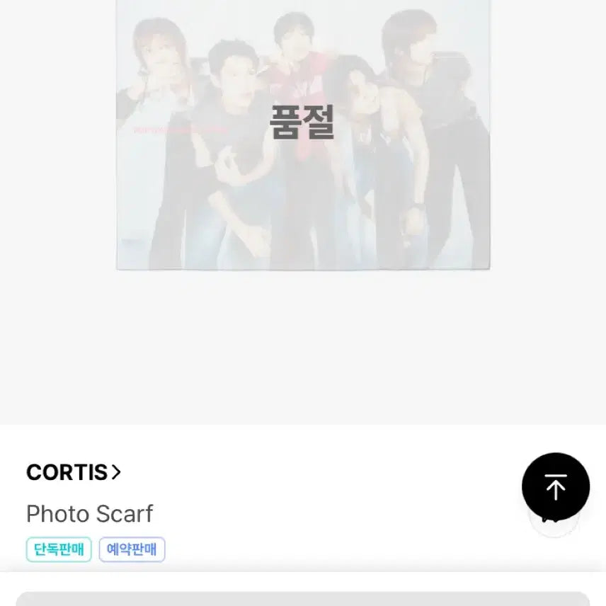 [BUNJANG] Courteis Photo Scarf / 코르티스 포토 스카프 Photo Scarf