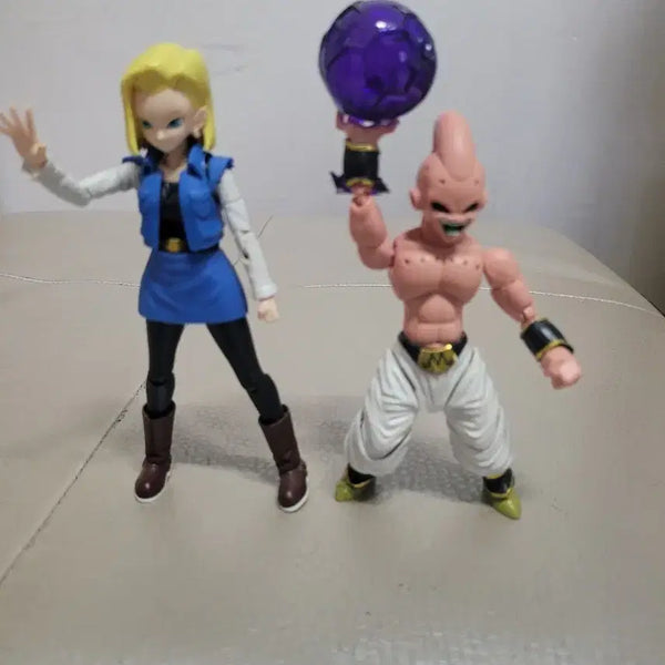 [BUNJANG] Bandai Dragon Ball Android 18 & Majin Buu Complete Figure Set / 드래곤볼 피규어 18호 마인부우  (완성품),
