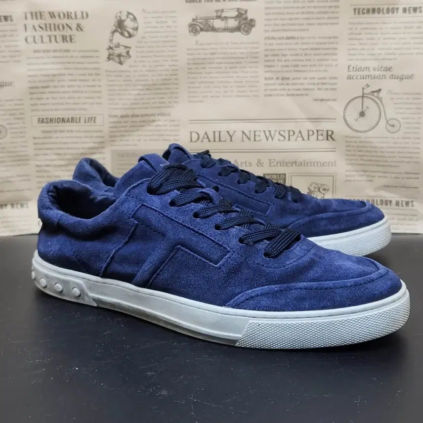 [BUNJANG] Tod's Suede Taps Sneakers US 7 / 260 / 토즈 스웨이드 탭스 스니커즈 7 260