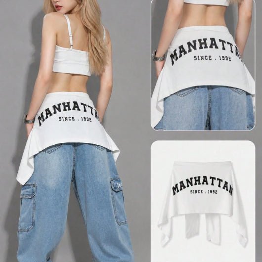 [BUNJANG] Hip Hop Wrap Skirt / 힙합랩스커트