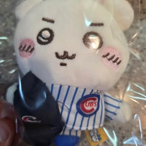 [BUNJANG] Chicago Cubs Baseball Uniform Bear Plush Toy / 시카고 컵스 야구 유니폼 치캉하 인형