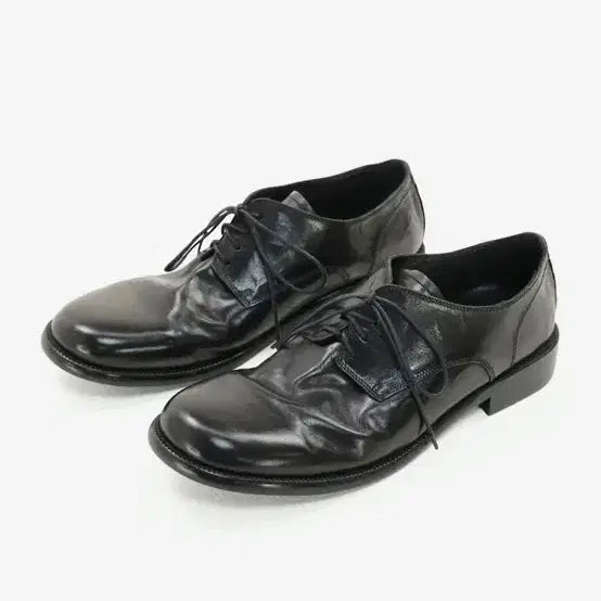 [BUNJANG] Yase Holy Horsehide Comfort Derby Shoes Black (280) / 야세 홀리 홀스하이드 컴포트 더비 슈즈 블랙(280 size)