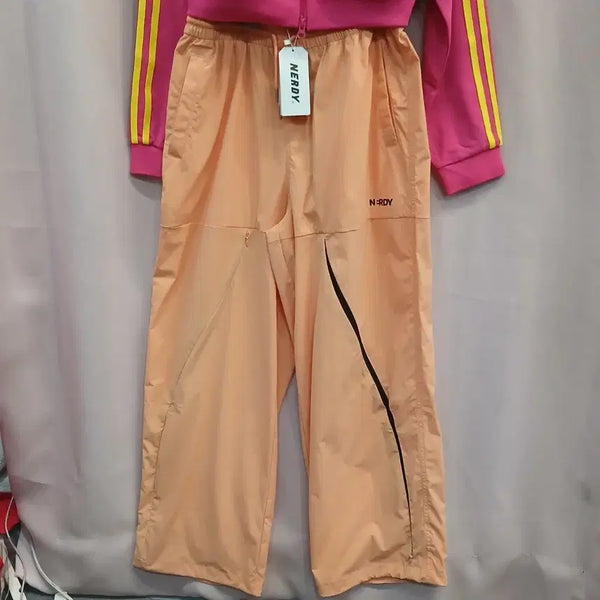 [BUNJANG] NERDY Unisex Woven Track Pants Coral / 새상품 NERDY 널디 남녀 우븐 트랙팬츠 코랄