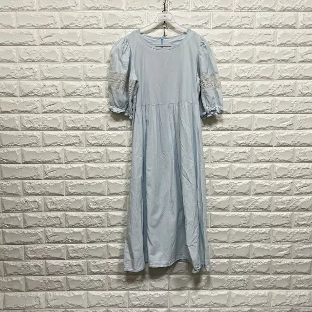 [BUNJANG] Short Sleeve Maxi Dress / 3551) 반팔원피스