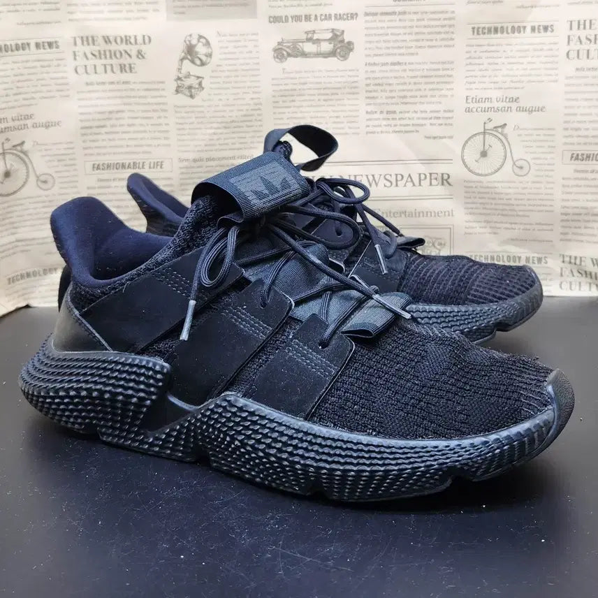 [BUNJANG] Adidas Terrex Tracerocker Trail Running Shoes Black / 아디다스 트로피어 트리플 블랙 운동화 280