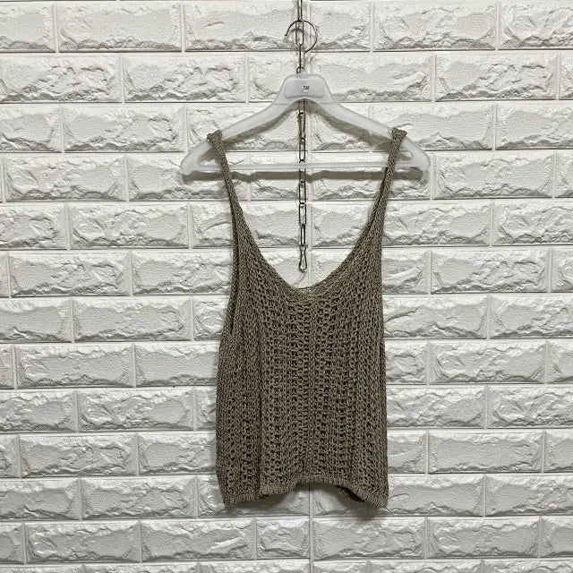 [BUNJANG] V-neck Knit Bustier / 3569) 니트 뷔스티에