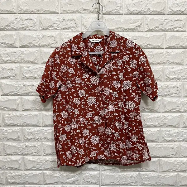 [BUNJANG] Short Sleeve Blouse / 3576) 반팔 블라우스